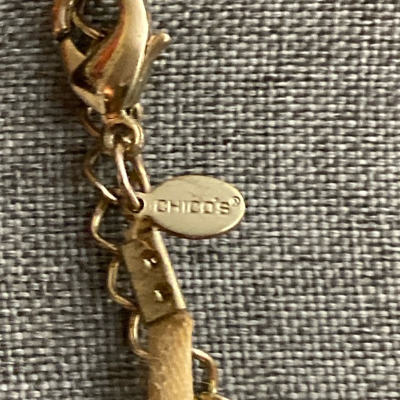 Vintage 90s Ceramic Glass & Lucite Statement Necklace - Picture 4 of 11